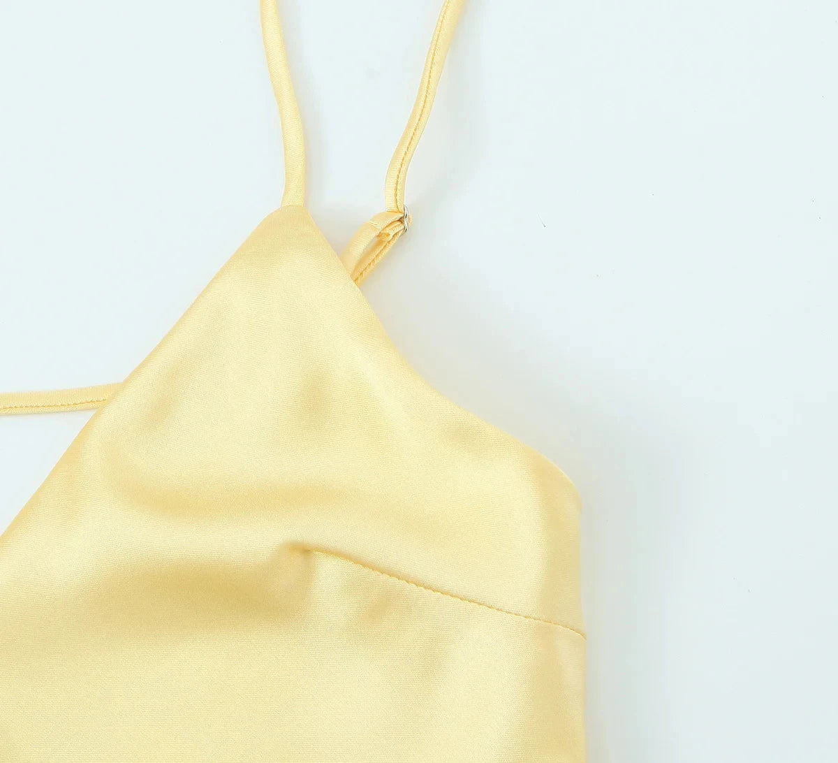 Elegant sexy satin dress