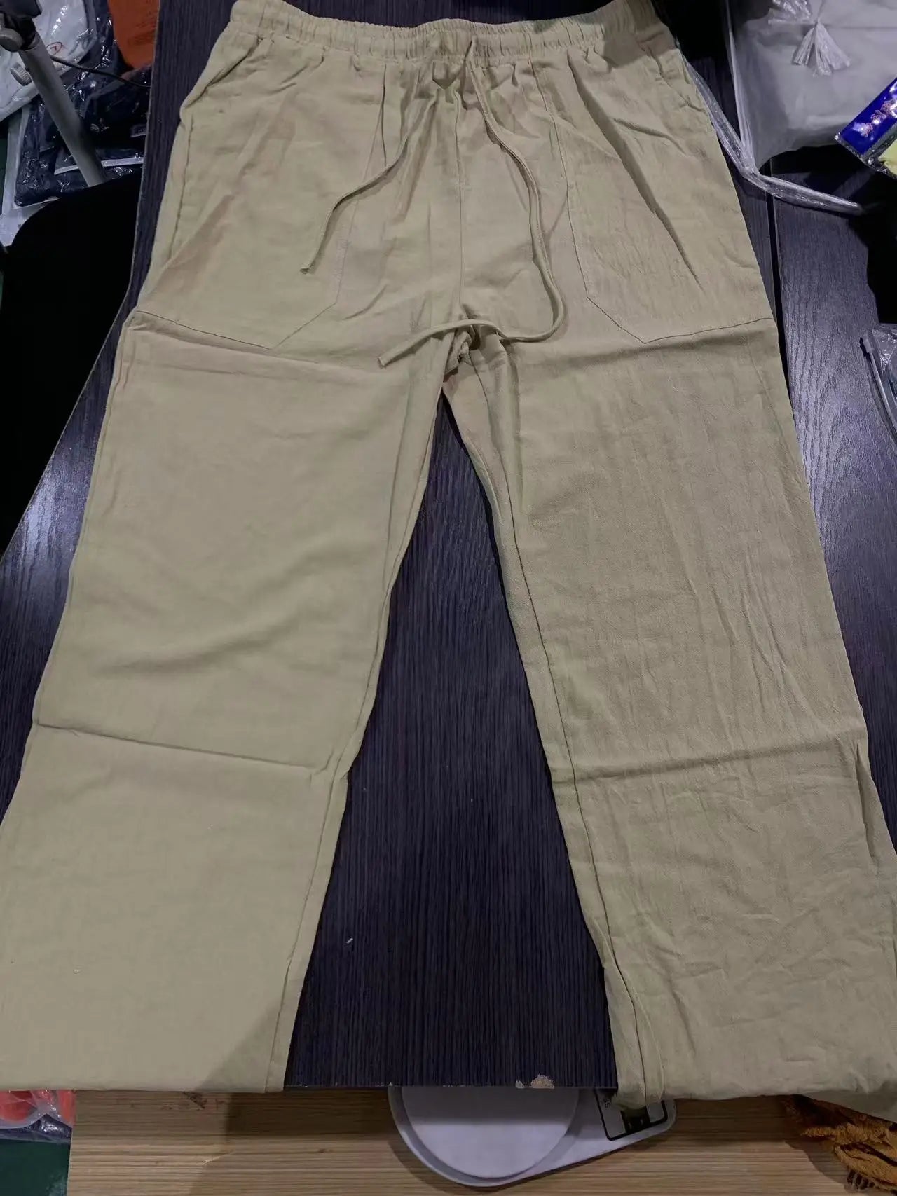 Linen trousers cotton and linen
