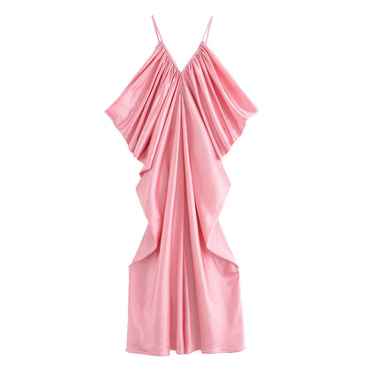 Elegant long cocktail dress