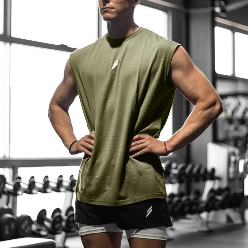 Sleeveless athletic shirt
