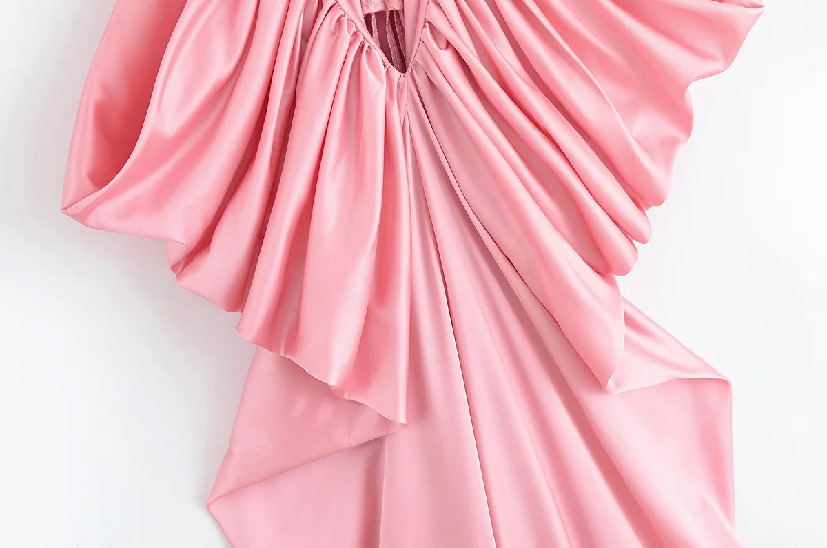 Elegant long cocktail dress