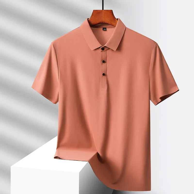 Men's 2025 White Casual Polo Shirt
