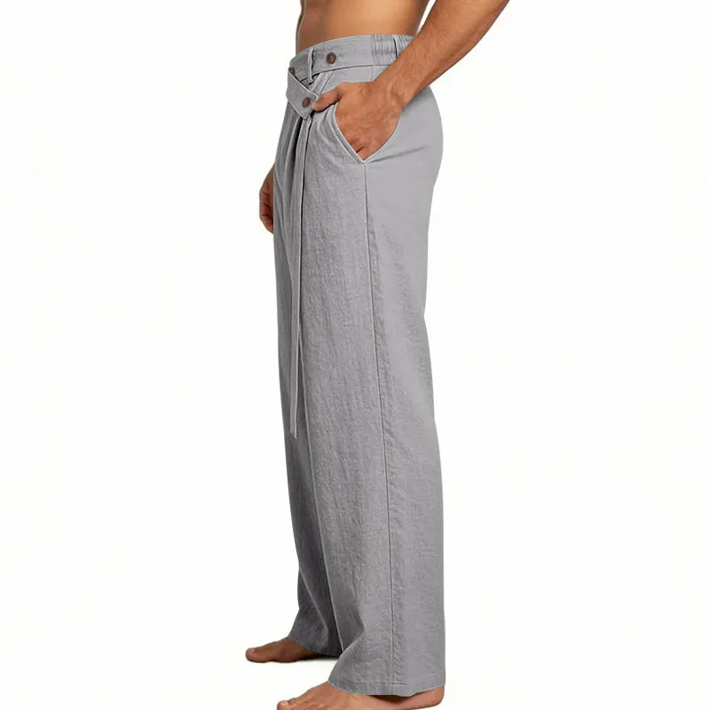 Linen Trousers, Naples Italian Style