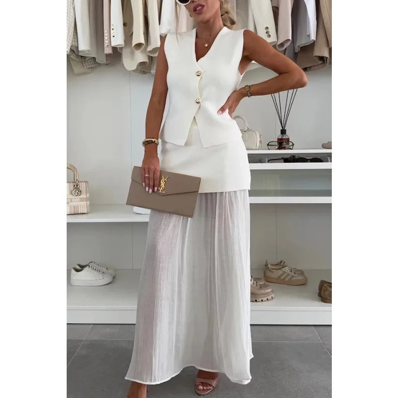 Two-piece summer vacation set