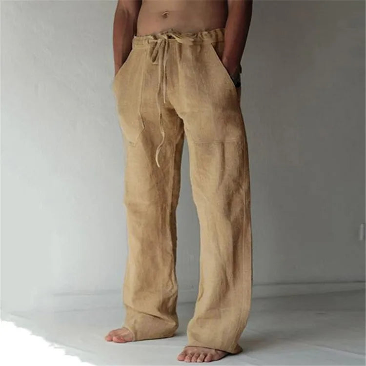 Linen trousers cotton and linen