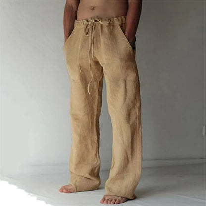 Linen trousers cotton and linen