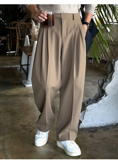 Pantalones Holgados de Corte Recto