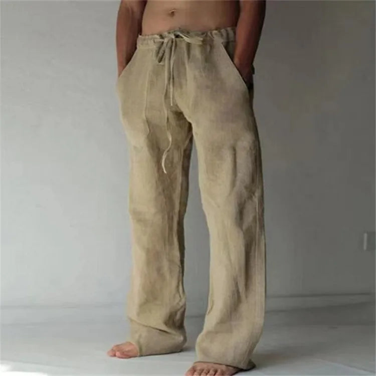 Linen trousers cotton and linen