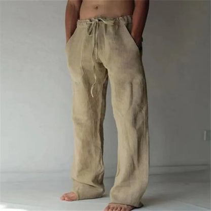 Linen trousers cotton and linen
