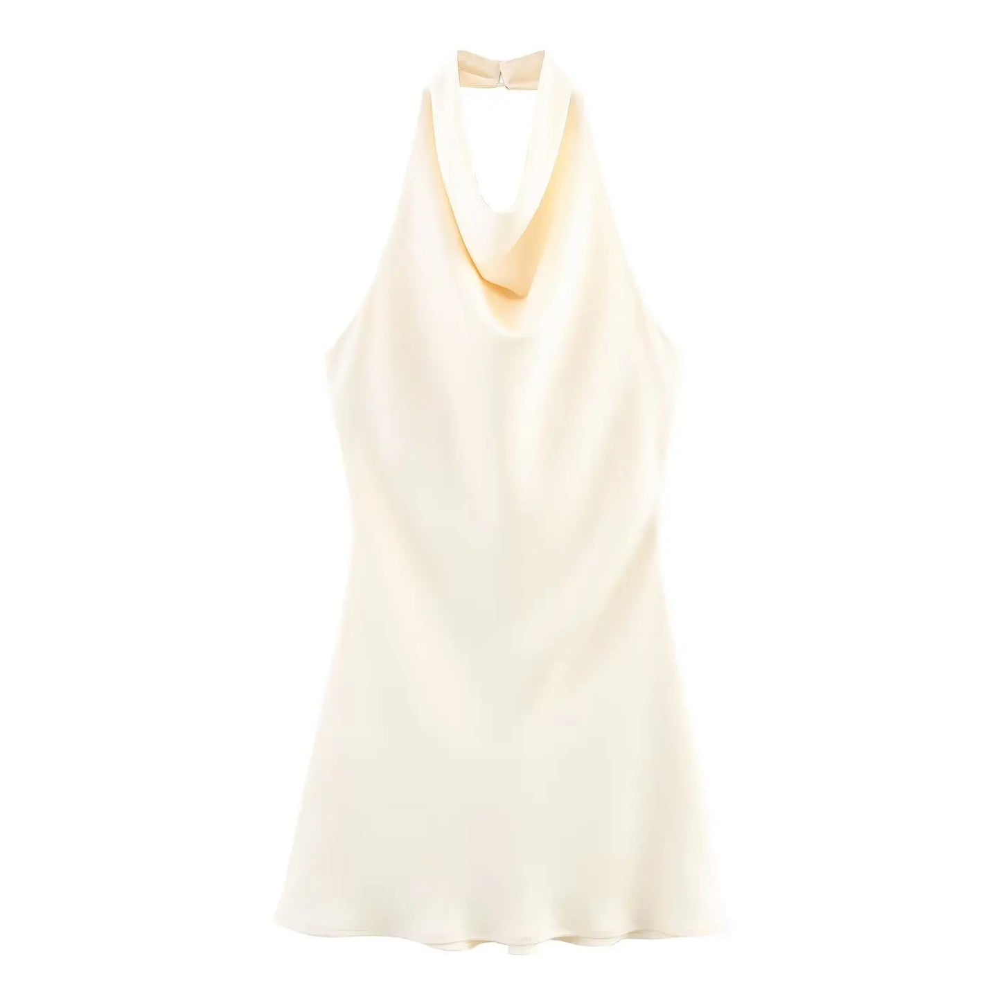satin textured dress
