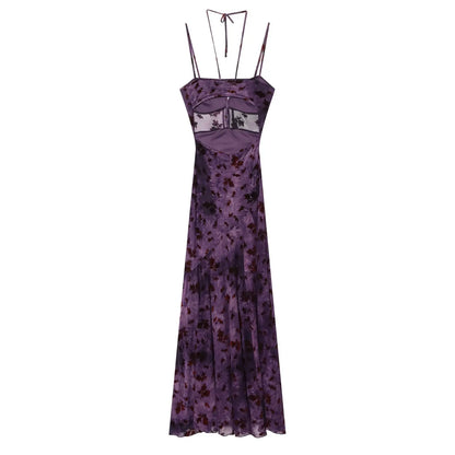 Discreet elegant floral dress