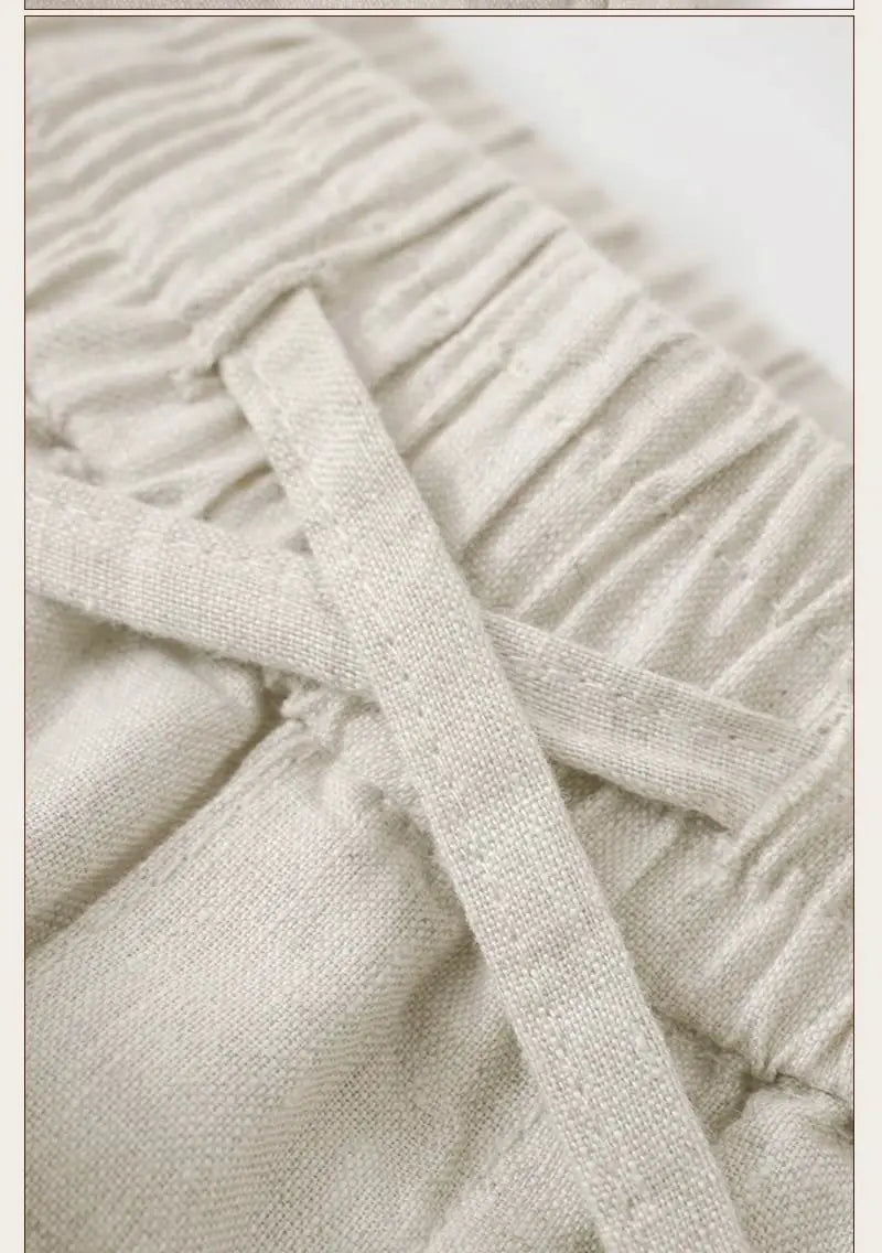 Chino-Style Linen Pants