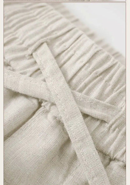 Chino-Style Linen Pants