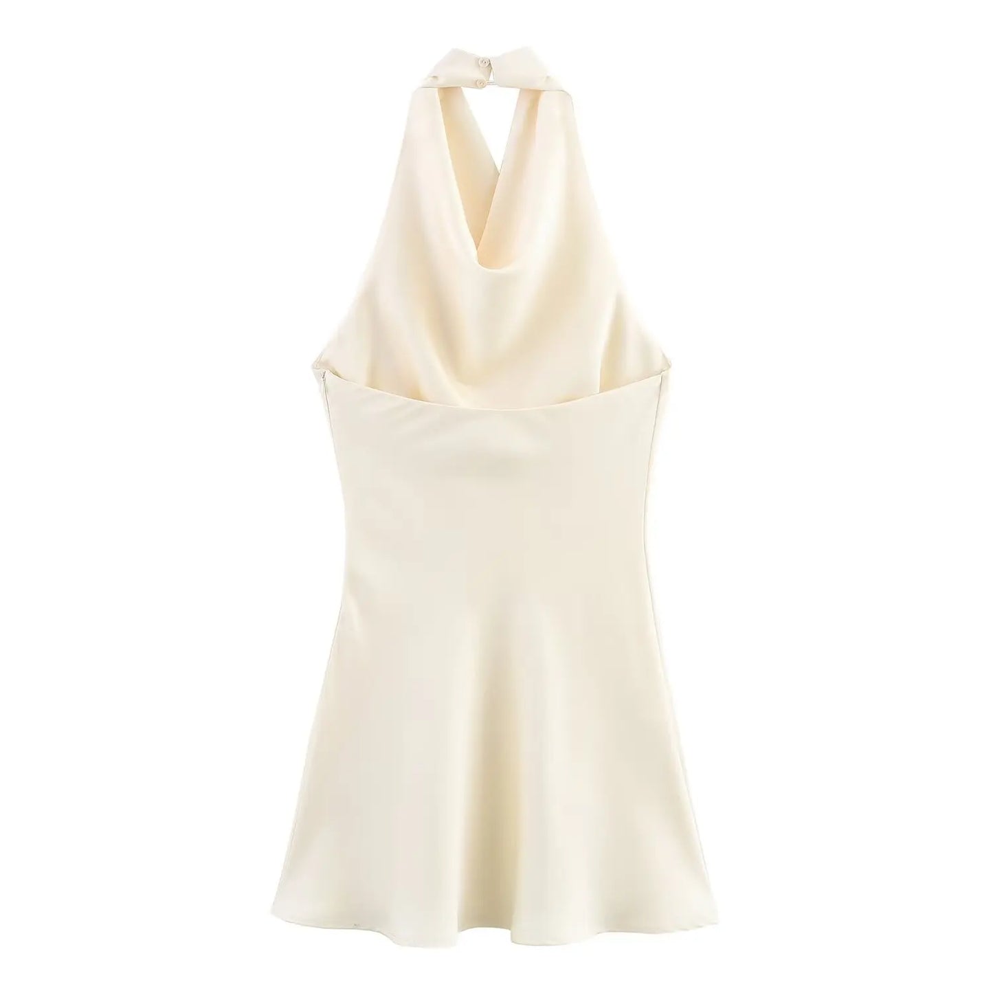 satin textured dress