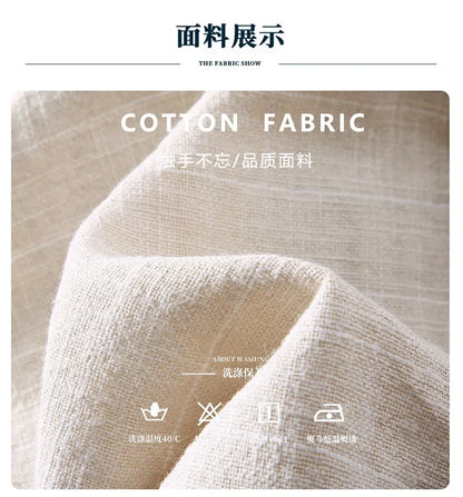 Breathable Linen and Cotton Casual Style Pants