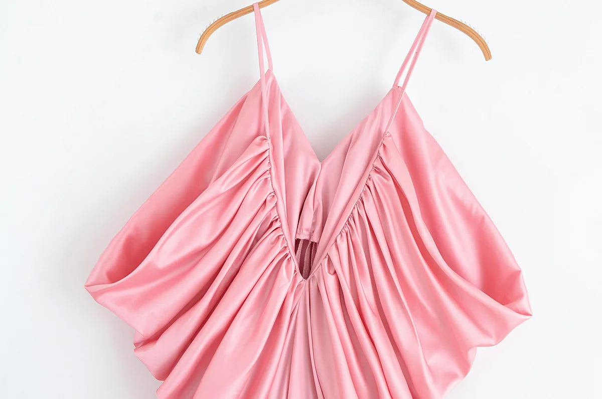 Elegant long cocktail dress