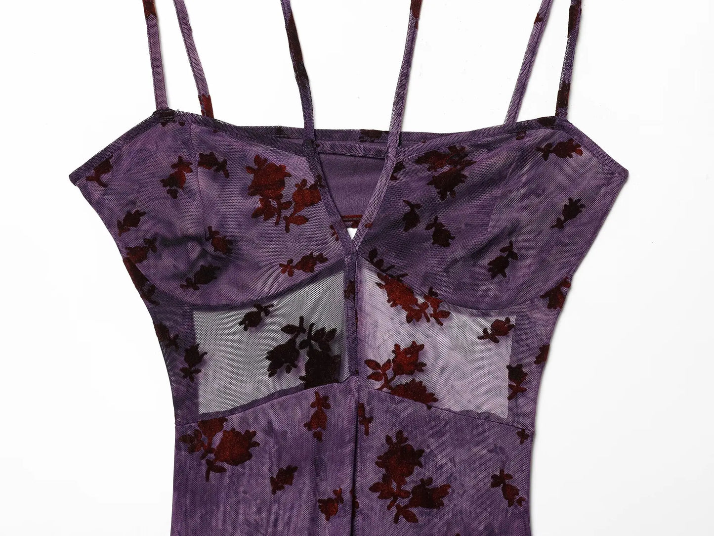 Discreet elegant floral dress