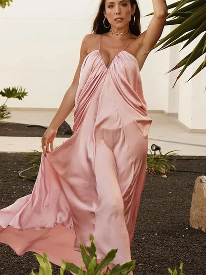 Elegant long cocktail dress