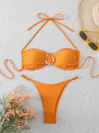 Santorini sexy bikini vacation